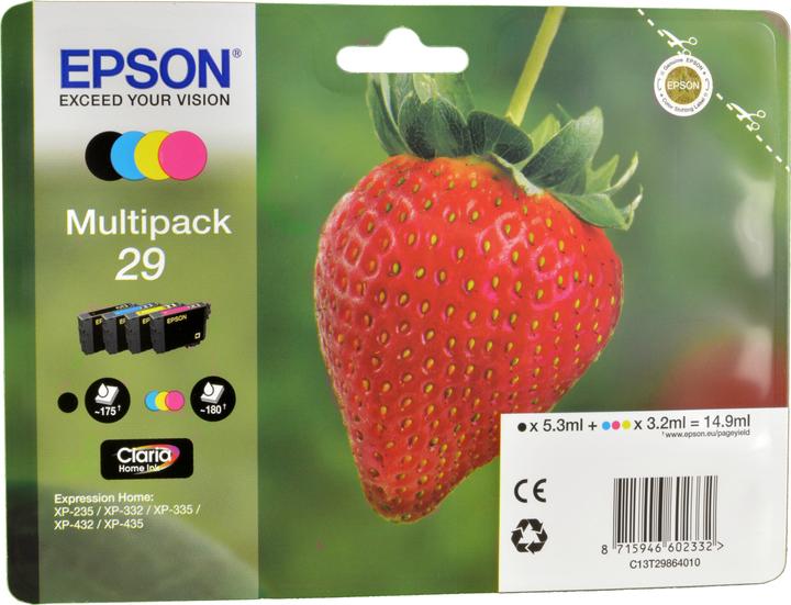 Produktbild Epson 29 Claria Home (M, BK, C, Y)