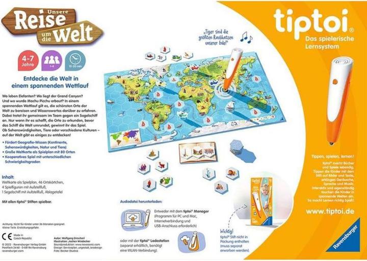 Actual product image tiptoi Our journey around the world (German)