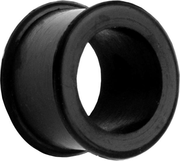 Star Piercing Tunnel dick schwarz (ohne Messing, Silikon)