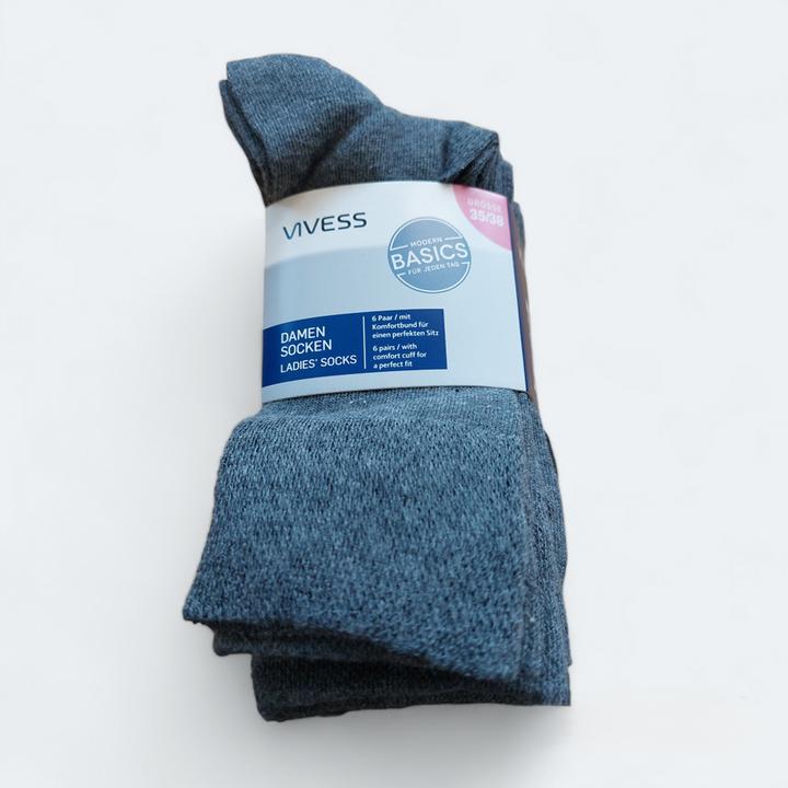 Produktbild Vivess Damen Socken mit Komfortbund 6er Pack (6er Pack, 35, 38)