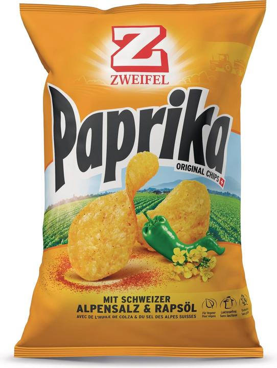 Actual product image Zweifel Chips Original Paprika Spar (175 g)