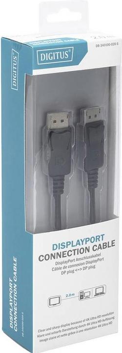 Image du produit Digitus DisplayPort — DisplayPort (2 m, DisplayPort)