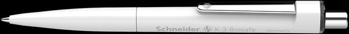 Produktbild Schneider Kugelschreiber K3 Biosafe, Strichstärke M, dokumentenecht, Biokunststoff, Schaft weiss,... (Weiss/Schwarz, 10 x)