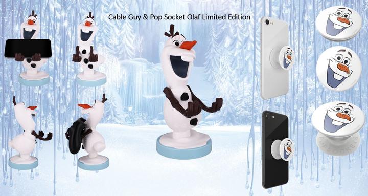 Produktbild Exquisite Gaming FROZEN Olaf + Pop Socket Limeted Edition - Cable Guy (Xbox 360, Xbox One S, Xbox Series X, PC, Mac, Switch, PS4, PS5)