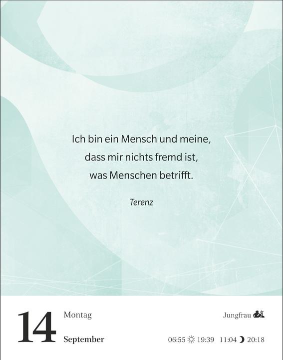 Actual product image Harenberg Gute Gedanken tanken Tagesabreisskalender 2026 - Denkanstösse für das ganze Jahr (11 x 14 cm, German)