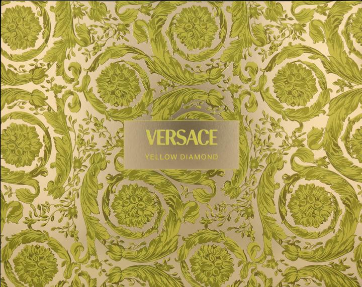 Actual product image Versace Yellow Diamond Christmas 2024 Eau de Toilette / BShower Gel / Body Lotion (Fragrance set)
