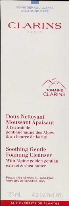 Actual product image Clarins Doux Nettoyant Mouss Apaisant (re) (Foam, 125 ml)