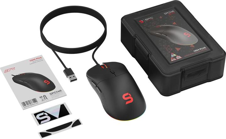 Produktbild SPC Gear GEM Plus Maus (Kabelgebunden)