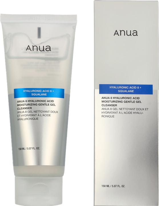 Actual product image Anua 8 Hyaluronic Acid Moisturizing Gentle Gel Cleanser (Gel, 150 ml)
