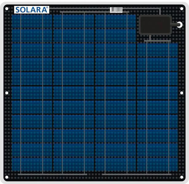 Image du produit Solara Panneau solaire 48 WH/D (431x243x3mm) (12 W, 0.90 kg)