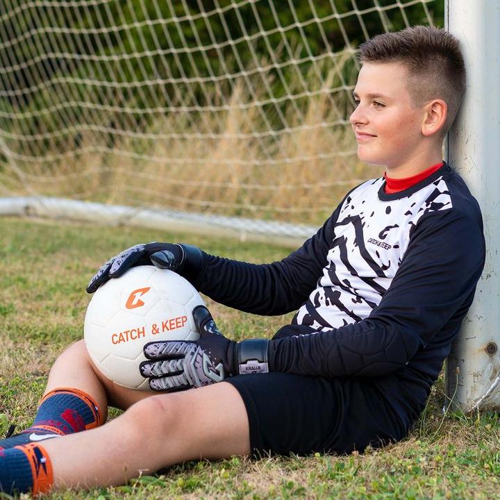 Immagine prodotto Catch & Keep Guanti da calcio Claw Splash taglia 6 Grigio Guanti da portiere (6)