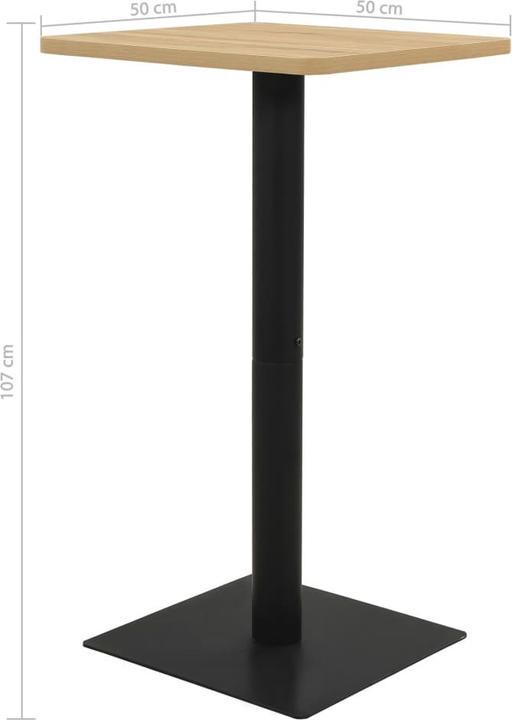 Produktbild VidaXL Bartisch (50 x 50 x 107 cm)