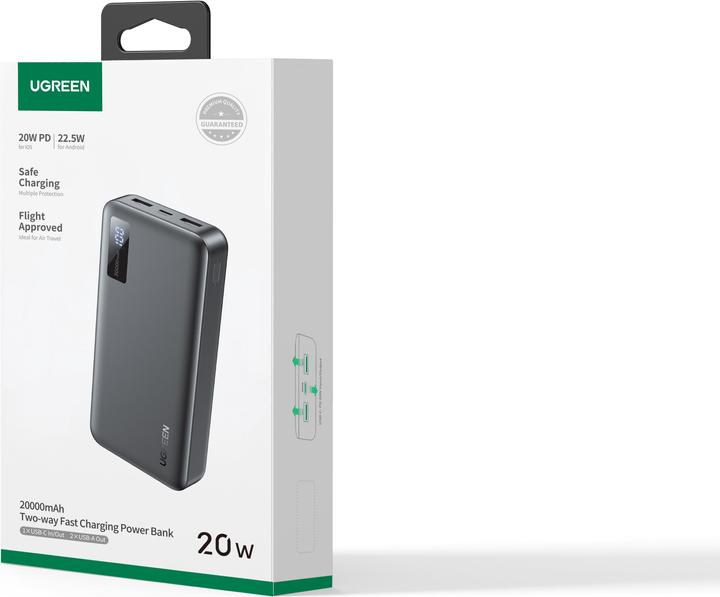 Actual product image Ugreen Two-Way Power Bank (20000 mAh, 20 W, 74 Wh)