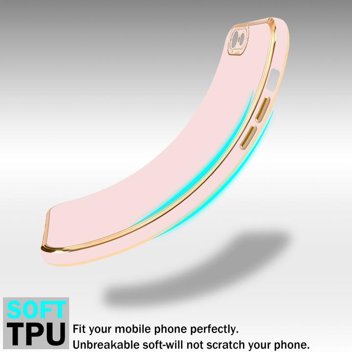 Immagine prodotto Cadorabo Custodia in TPU con protezione della fotocamera per Apple iPhone 6 PLUS / 6S PLUS (Apple iPhone 6 Plus)
