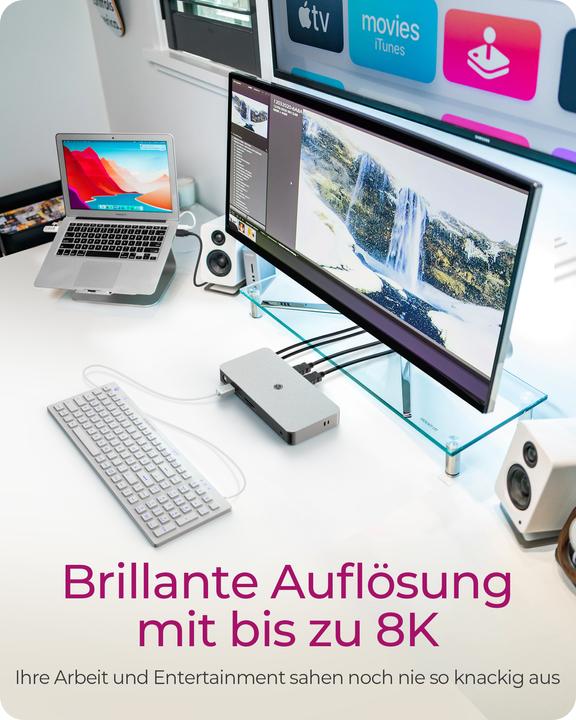 Productafbeelding Icy Box IB-DK2880-C41 (USB-C, 11 Havens)