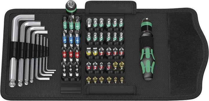 Produktbild Wera Kraftform Kompakt 100 (Innensechsrund TX M10, Innensechsrund TX M15, Innensechsrund TX M40, Innensechsrund TX M20, Innensechsrund TX M30, Kreuz Phillips PH M1, Kreuz Phillips PH M2, Innensechsrund TX M25, Kreuz Pozidriv PZ M1, Kreuz Pozidriv PZ M2, Kreuz Phillips PH M3, Kreuz Pozidriv PZ M3)