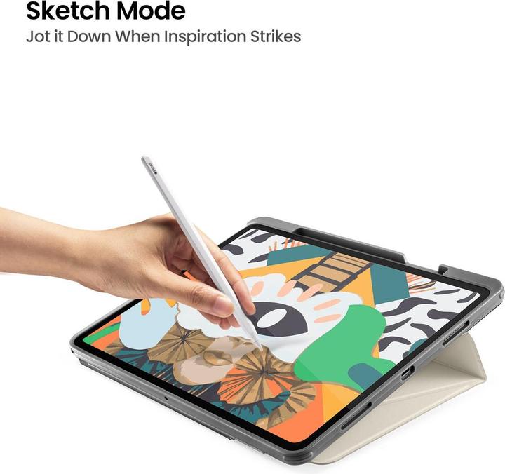 Actual product image tomtoc Vertical Case (iPad Pro 12.9 2021 (5th Gen))