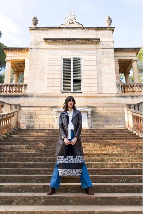 Produktbild reisenthel Tasche Shopper e1 baroque 18 l, Marble