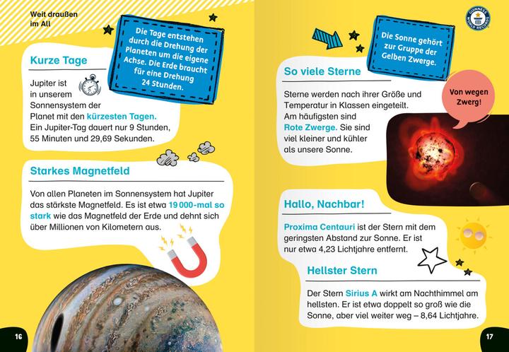 Actual product image Ravensburger Guinness World Records für Erstleser - Weltraum (Rekordebuch zum Lesenlernen) (German, 2024)