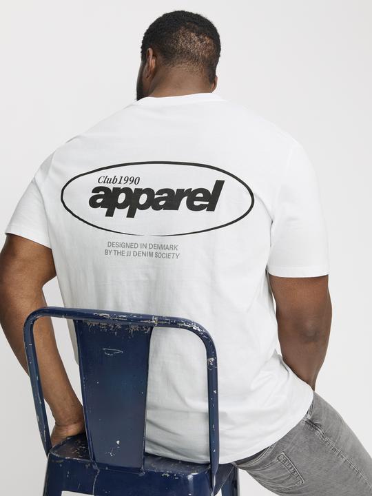 Actual product image Jack & Jones Plus back print T-shirt T-shirt (7XL)