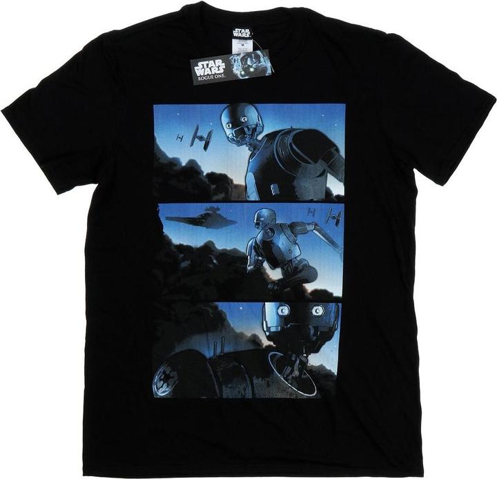 Star Wars Rogue One K2SO Comic Strip TShirt (XXL)