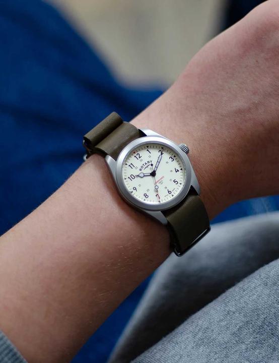 Actual product image Rotary GS05535/31 RW 1895 Field (Pilot watch)