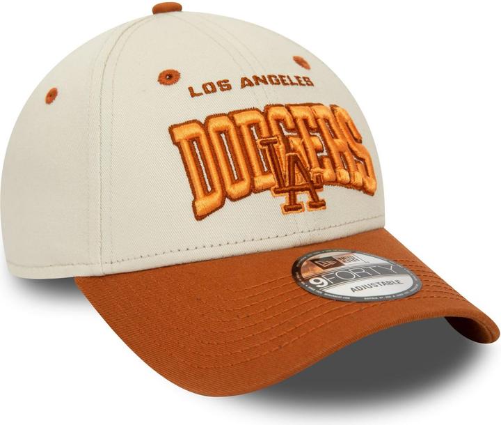 Produktbild New Era 9Forty Adjustable Cap - Ivory Los Angeles Dodgers
