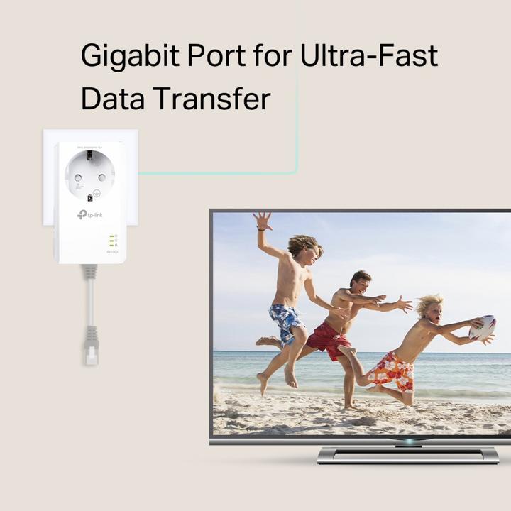 Actual product image TP-Link Powerline TL-PA7017P Kit AV1000 1-Port (1000 Mbit/s)