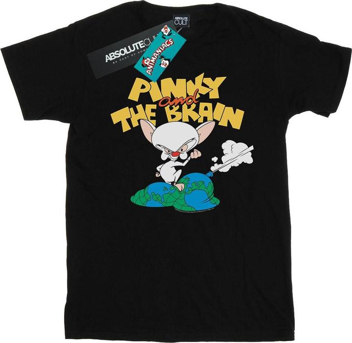 Actual product image Universal Textiles Mens The Brain World Domination T-Shirt (M)