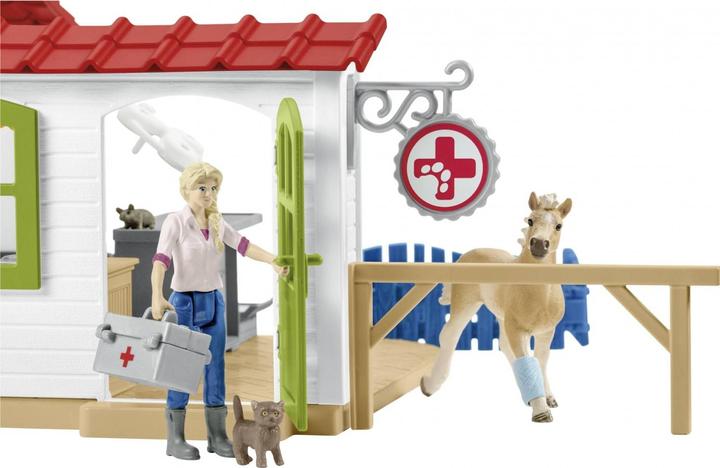 Produktbild Schleich Tierarzt-Praxis mit Haustieren