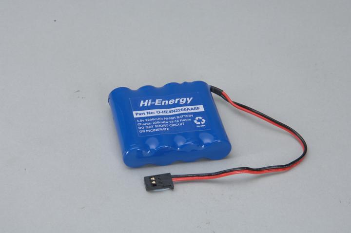 Produktbild Hi-Energy 4.8v 2200mAh Ni-MH Rx Pk Flat