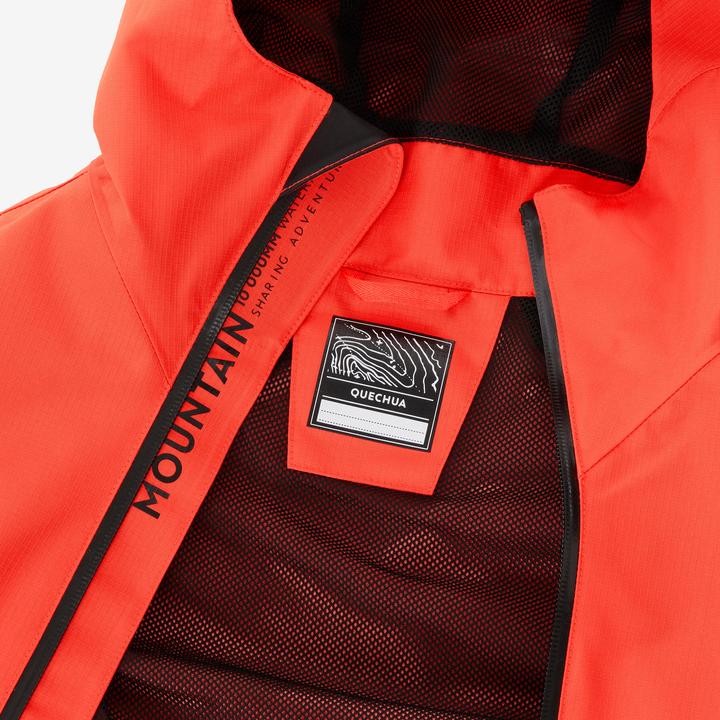 Immagine prodotto Quechua Wanderjacke MH900 Kinder Gr. 122–170 wasserdicht Wandern orange (6, 7, 8)