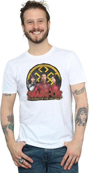 Actual product image Mens Shang-Chi And The Legend Of The Ten Rings Group Logo Emblem T-Shirt (S)