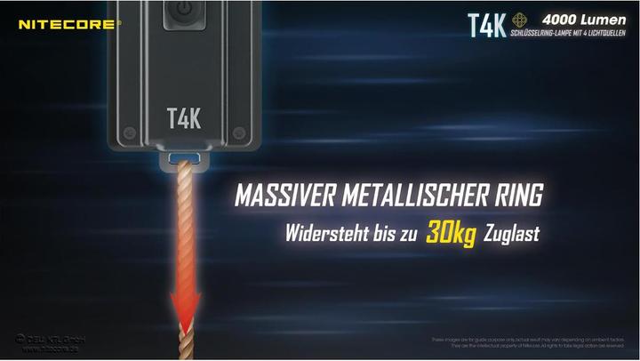 Immagine prodotto Nitecore T4K - 4000 lumen (8.20 cm, 4000 lm)