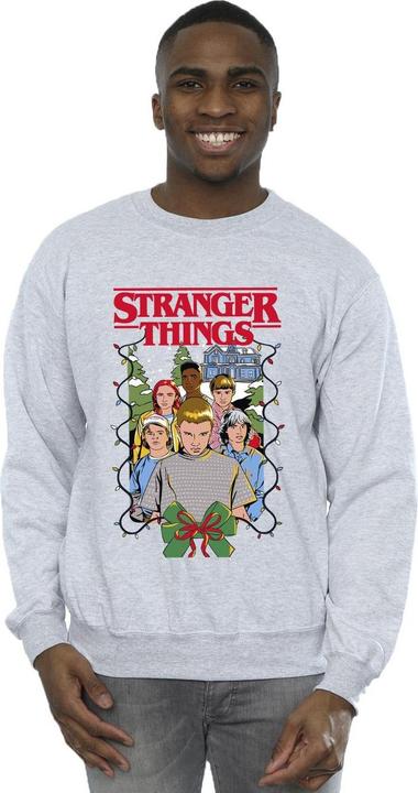 Immagine prodotto Netflix Stranger Things Christmas Poster Felpa Uomo (L)