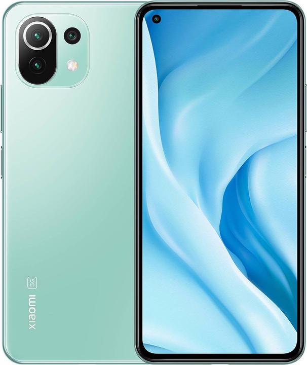 Produktbild Xiaomi Mi 11 Lite 5G (8GB) (128 GB, Mint Green, 6.55", Hybrid Dual SIM, 64 Mpx, 5G)