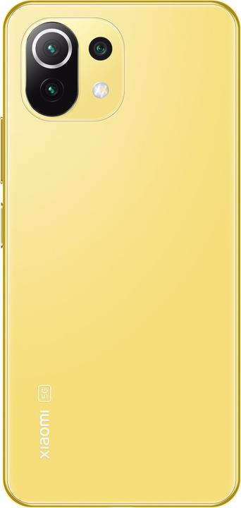Actual product image Xiaomi Mi 11 Lite 5G (128 GB, Citrus Yellow, 6.55", Dual SIM, 64 Mpx, 5G)
