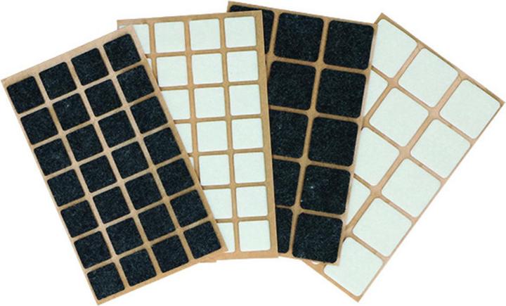 Actual product image OK-Line Felt gliders square, self-adhesive (Felt gliders, 15 Piece)