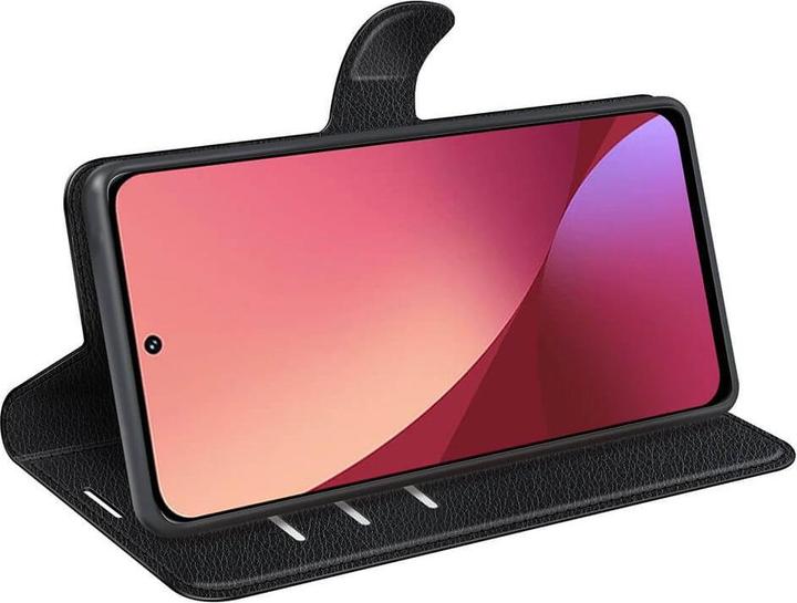 Produktbild Cover-Discount Xiaomi 12 Lite - Leder Etui Hülle schwarz (Xiaomi 12 Lite)