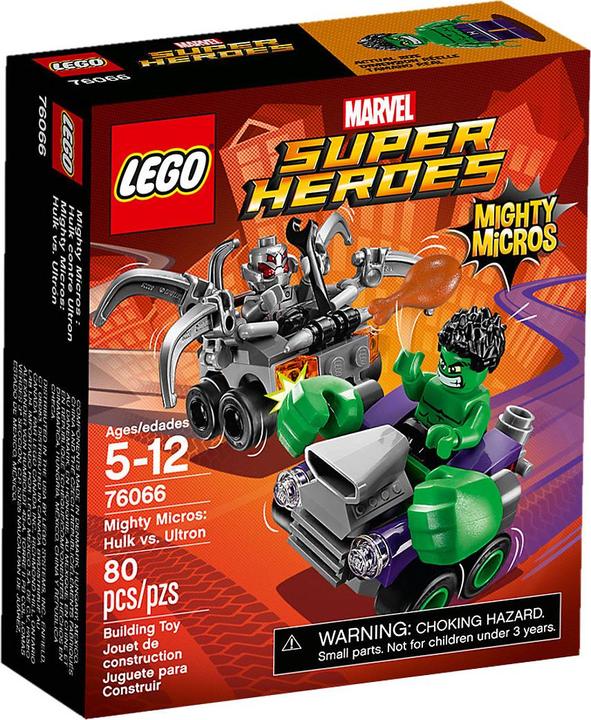 LEGO Marvel Super Heroes Mighty Micros: Hulk vs. Ultron (76066, LEGO Marvel)