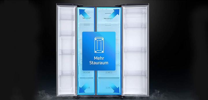 Actual product image Samsung RS6GA8842B1/EC Side-by-Side Fridge Combination Freestanding D (634 l)