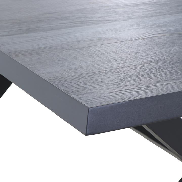 Actual product image Siena Garden Sincro Ausziehtisch 200x100cm matt anthrazit / wood-grey (200 cm)