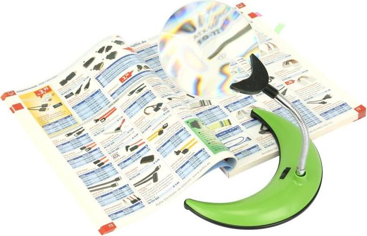 Actual product image Eneroid Table magnifier lamp with bifocal lens, 2x/4x, 110 mm
