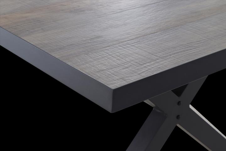 Produktbild Siena Garden Sincro Dining Tisch 200x100cm matt anthrazit / washed grey (200 cm)