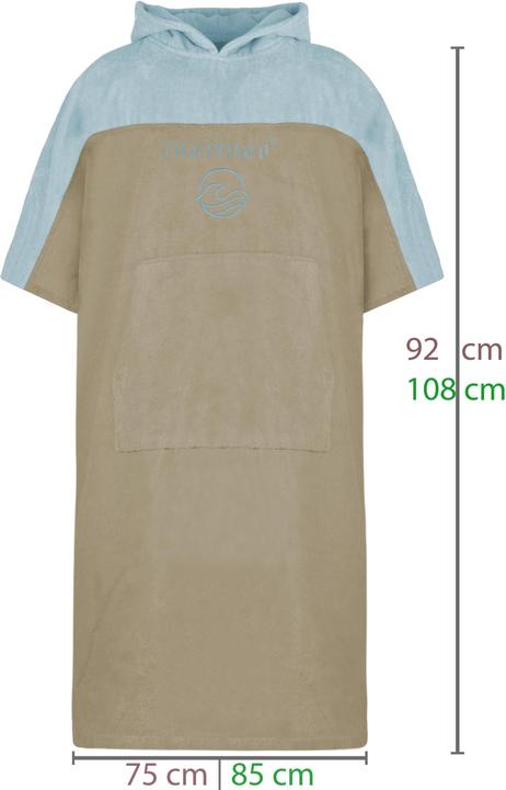 Actual product image Normani Surfer Poncho Kuta (S/M)