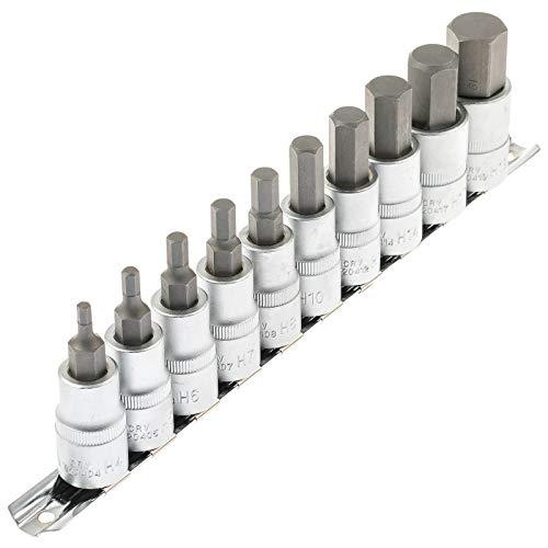 Productafbeelding ASTAL Inbussleutelset 1/2" (12,5 mm) 10 stuks voor inbusschroeven