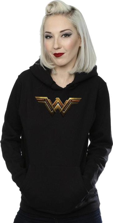 Image du produit - Sweat à capuche JUSTICE LEAGUE MOVIE WONDER WOMAN EMBLEM - Femme (M)