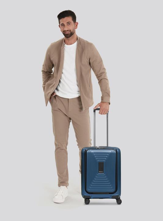 Immagine prodotto Redolz Essentials 14 Trolley da cabina a 4 ruote S Scomparto per laptop da 55 cm con piega elastica (45 l, Bagaglio a mano (fino a 50 litri))