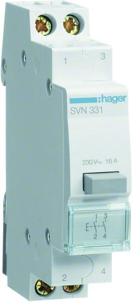 Image du produit Hager SVN331 - 16 A - type S - 1 module(s) - IP20 - -20 - 50 °C - -40 - 80 °C
