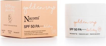 Nacomi Next Level SPF50 PA moisturizing waterproof face cream Holiday 50ml (Sonnencreme Gesicht, SPF 50, 50 ml)